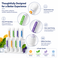 Inhalateur nasal portable mini OEM ODM à base d'extraits végétaux naturels pour une respiration facile