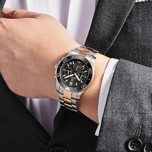 Relojes de Cuarzo BENYAR S002 para Hombre, con Correa de Acero Inoxidable, Diseño Ornamentado de Lujo, Duraderos, con Logotipo Personalizado, Venta al Por Mayor de Fábrica, en Stock, Promocionales - Product Image 5