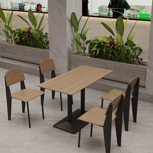 Ensemble table et chaises de cantine de style industriel avec base sur piétement pour cafétéria moderne et <span class=keywords><strong>restaurant</strong></span> <span class=keywords><strong>du</strong></span> personnel - Product Image 1