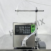 Petite machine de remplissage liquide pour flacon d'ampoule de 1ml 10ml Machine de remplissage de pompe péristaltique semi-automatique pour huile essentielle à diverses saveurs