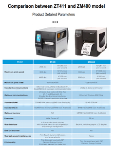 Imprimante d'étiquettes industrielle RFID ZT410/ZT411, imprimante thermique/à transfert thermique, autres imprimantes - Product Image 5