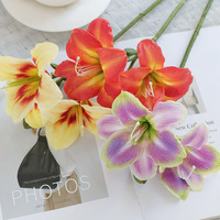 Kleiner Gloriosa-Lilienblumenstiel für Hochzeits- und Hotel-Blumenarrangements & Foto-Requisiten-Dekoration
