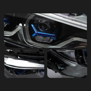 Pour BMW F32 Série 4 2013-2020 425I 428I 430I Ensemble de phares <span class=keywords><strong>à</strong></span> LED Style laser Hexagone DRL Bi-LED Projecteur de phare - Product Image 4