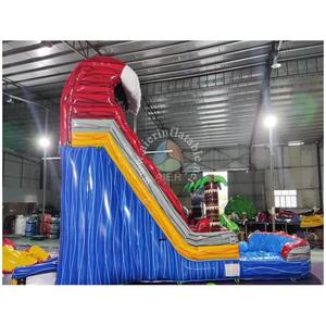 Vendita Diretta dalla Fabbrica di Scivolo d'Acqua Gonfiabile a Forma di Palma Alta 20 Piedi, Personalizzabile per Bambini e Adulti - Product Image 3
