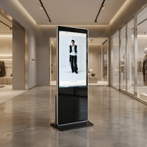 Pantalla Publicitaria LED con Soporte de Pie, 1080P, Brillo de 1000cd, 178 °   Ángulo de visión CMS integrado para uso en interiores - Product Image 1