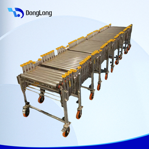 Donglong extensível curvando rolo transportador-usado para transportar caixas - Product Image 5