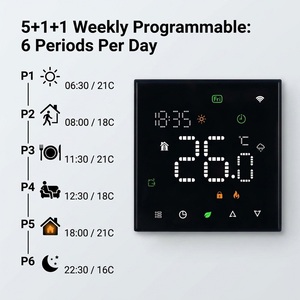 Fabricant chinois – Thermostat intelligent WiFi Tuya pour chauffage au sol, commande vocale, programmation hebdomadaire 5+1+1, idéal pour cuisine et hôtel – OEM/ODM à prix compétitif - Product Image 3