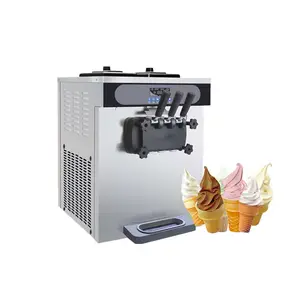 Machines à crème glacée Congélateur automatique à rouleaux Gelato Fabrication de crème glacée dure Machine à crème glacée commerciale pour cônes de prix professionnels