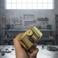 SONGLIN Y60 All Brass Oil Pressure Gauge 0-15000Psi Seismic & Vibration-resistant 1.6%/2.5% Accuracy 1 Year Warranty