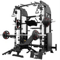 Équipement de musculation pour salle de sport, banc de musculation, croisement de câbles, presse pectorale assise, rack à squats, entraîneur multifonctionnel, machine Smith