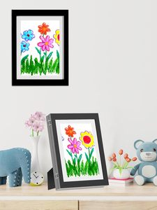 Bois Oeuvre Cadres Photo Enfants Enfant Art Cadres Avant Ouvert Modifiable avec Support <span class=keywords><strong>pour</strong></span> Affiche Photo Dessin Peintures <span class=keywords><strong>Photos</strong></span> - Product Image 2