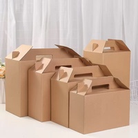 Boîtes cadeaux universelles personnalisées en usine pour les magasins de fruits Emballage de transport à la main de qualité supérieure Boîtes vides en cartons durs