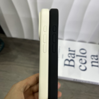 Coque de Téléphone en Silicone Liquide Véritable de Qualité Supérieure pour iPhone 17 Pro Max, Coque Douce en Tissu de Fibre de Haute Qualité et Écologique