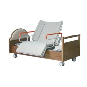 High Quality Wooden Medical Elderly Patient Nursing Room Hospital Equipment Rotating Home Care Bed