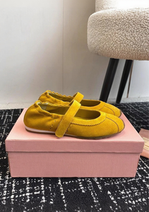 Zapatos de Ballet Vintage Mary Jane con Correa de Gamuza, Zapatos Planos Retro de Punta Cuadrada, Ligeros, Antideslizantes, para Otoño/Primavera/Verano - Product Image 4