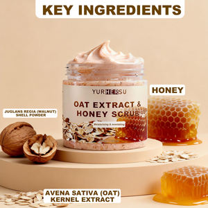 <span class=keywords><strong>Exfoliante</strong></span> de <span class=keywords><strong>Avena</strong></span> <span class=keywords><strong>y</strong></span> <span class=keywords><strong>Miel</strong></span> de Marca Privada, <span class=keywords><strong>Exfoliante</strong></span> Suave para Rostro <span class=keywords><strong>y</strong></span> Cuerpo, Cuidado Natural de la Piel, <span class=keywords><strong>Avena</strong></span>, <span class=keywords><strong>Miel</strong></span> <span class=keywords><strong>y</strong></span> Polvo de Cáscara de Nuez para Uso Doméstico - Product Image 2