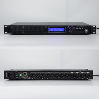 Processeur de sonorisation FIR DSP LA-408 4 entrées 8 sorties, 500 MHz, double cœur SHARC 32 bits, 768 kHz ADC, PEQ, DEQ, GEQ, contrôle par PC
