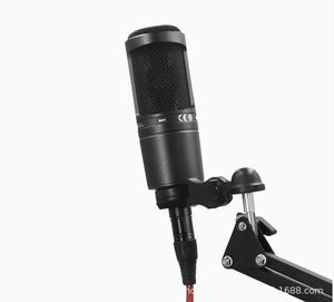 Micrófono condensador cardioide avanzado <span class=keywords><strong>AT2020</strong></span> para grabación de karaoke y actuaciones en vivo, superventas con material metálico - Product Image 1