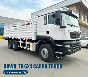 รถบรรทุกสินค้า Sinotruk HOWO TX 6x4 ราคาโรงงาน กำลัง 400 แรงม้า ยูโร 2 10 ล้อ TX-F ห้องโดยสารหรูหรา พวงมาลัยซ้าย รถบรรทุกขนาดกลาง - Product Image 2