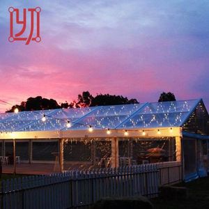 Yijin - Carpa Personalizada para Bodas y Fiestas con Techo Transparente para 1000 Personas, Decoraciones para Carpas de Boda - Product Image 1