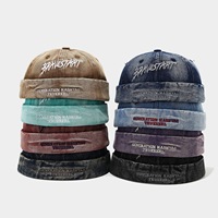 Casquette de baseball rétro en jean délavé et PVC à 6 panneaux, style streetwear hip-hop, unisexe, pour couple, vintage, réglable, protection solaire