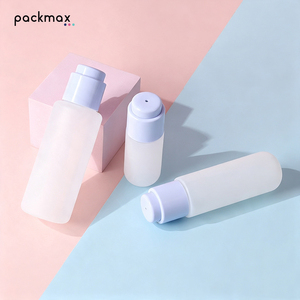 Flacon cosmétique de luxe en PE floqué 24/410 – Bouchon à pression à sortie centrale, pot vide rechargeable pour lotion, sérum et essence - Product Image 5