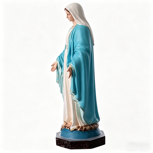 Statue de Notre-Dame de Grâce Vierge <span class=keywords><strong>Marie</strong></span> - Figurine Religieuse en Résine pour Autel Domestique et Décoration Spirituelle - Product Image 2
