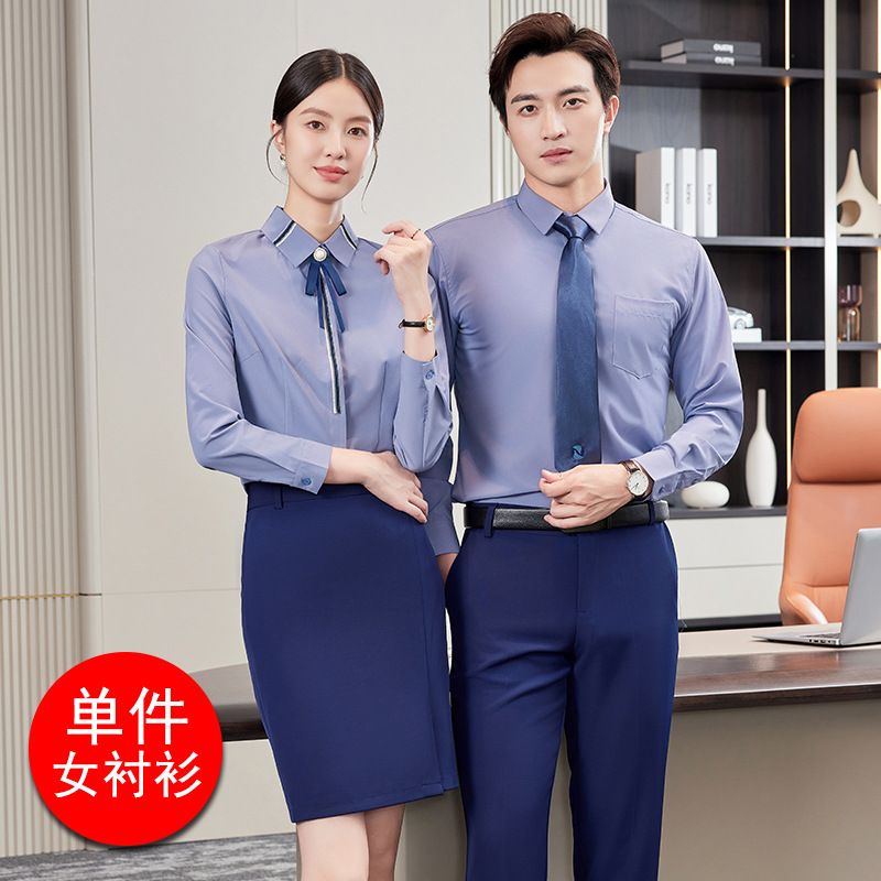 6722 Women's Gray Shirt and Bow Tie