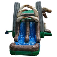 Château gonflable extérieur, trampoline gonflable, château gonflable commercial, château gonflable dinosaure, combinaison de maison gonflable pour enfants