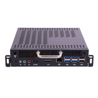 High-Performance Embedded OPS PC Intel Core I3/i5/i7 6-9 Gen H110 DDR4 4GB/8GB RAM 4 USB3.0 +DP M.2 2280 SSD 19V DC Input