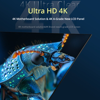Televisor Inteligente LCD de Red a Prueba de Explosiones, Pantalla Grande Personalizable de 1080p Full-HD, Interfaz VGA, Carcasa Negra