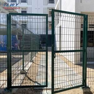 Tlwy Tùy Chỉnh 3D "V" Gấp Hàng Rào Bảng Điều Chỉnh An Toàn Hàn Dây Lưới Hàng Rào Cổng Nhiệm Vụ Nặng Nề Đôi/Sigle Cửa Sắt Hàng Rào Và Cổng Với Bài - Product Image 6