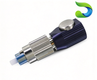 Adaptor Serat Optik SC Bare Fiber dengan Casing Kuningan Berlapis Nikel, Selubung Keramik Zirkonia, Adaptor Serat Optik Presisi 125um