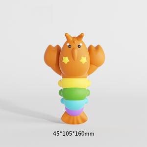 Design originale realistico aragosta in lattice cane giocattolo in gomma naturale Squeaker masticare resistente facile da pulire e sicuro da masticare divertimento - Product Image 2