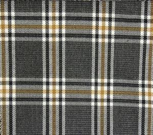 ผ้าทอเนื้อเช็ค ย้อมเส้นด้าย 86% โพลีเอสเตอร์ 12% เรยอน 2% สแปนเด็กซ์ ความกว้าง 57 นิ้ว น้ำหนัก 248 กรัมต่อตารางเมตร - Product Image 1