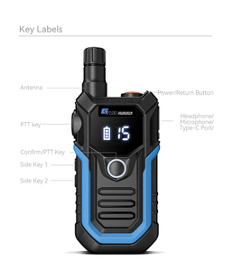 Mini talkie-walkie portable, <span class=keywords><strong>radio</strong></span> UHF longue portée, communication FRS/PMR, <span class=keywords><strong>radio</strong></span> bidirectionnelle pour le camping, pour les enfants - Product Image 4