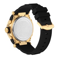 Montre analogique-numérique pour homme, sportive, étanche, avec mouvement mécanique, cadran lumineux, cristal saphir, bracelet en caoutchouc, logo personnalisé