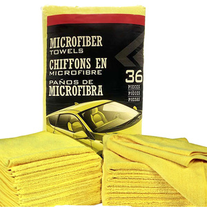 16 * 16in grande serviette de séchage de voiture ourlée Auto cire détaillant siège de voiture serviette <span class=keywords><strong>Garage</strong></span> Ultra peluche microfibre séchage rapide serviette de voiture - Product Image 1