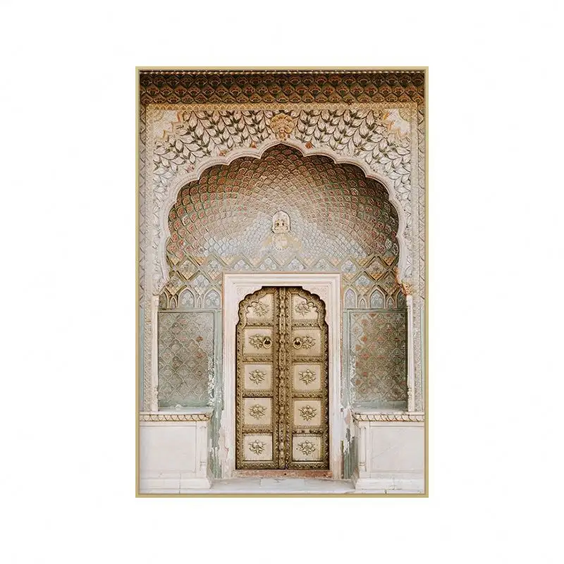 אמנות תמונה למרוקו קמור אדריכלי קישוט ציור, ערבי אירופאי ואמריקאי צילום, סלון ציור, anc