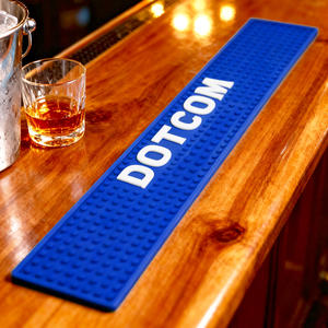 Tapis de bar en caoutchouc PVC souple moderne écologique avec <span class=keywords><strong>logo</strong></span> personnalisé <span class=keywords><strong>Jagermeister</strong></span> - Product Image 1