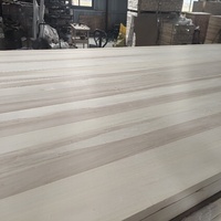 Venta de fábrica Precio de madera de álamo M3 Panel de madera de sauna Tableros de madera maciza de Álamo