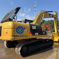 Excavatrice hydraulique Cat 325D d'occasion en bon état, faible nombre d'heures de fonctionnement, durable, efficace et fiable