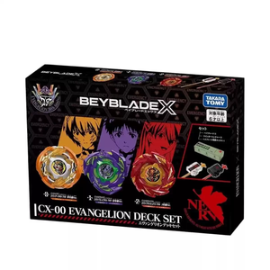 CX-00 Evangelion Deck Set EVA Édition Limitée Japon Nouveau 2026 TAKARA <span class=keywords><strong>BEYBLADE</strong></span> X <span class=keywords><strong>Metal</strong></span> Spin Top <span class=keywords><strong>Burst</strong></span> Jouet Lanceur Unité Exclusive 00 01 02 - Product Image 2