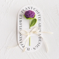 Vente en gros d'arrangements floraux au crochet, lettres personnalisées, cadeaux de mariage de luxe pour les invités