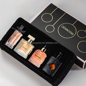 Customized Luxurious Women's Perfume Four-Piece Set Long-Lasting Light Fragrance Fresh Floral Gift Sets - Product Image 1