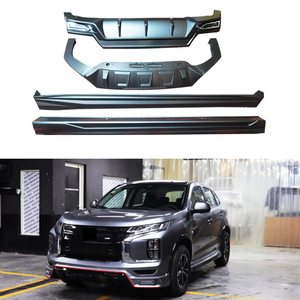 ชุดแต่งรอบคันรถยนต์ปี 2020 ประกอบด้วยลิ้นหน้า ลิ้นหลัง สเกิร์ตข้าง วัสดุ ABS ไม่มีสี สำหรับรุ่นปี 2020-2024 - Product Image 4