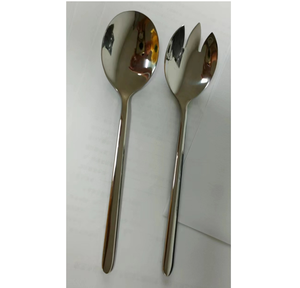 Ensemble de couverts en acier inoxydable couleur or DF401, fourchettes à huîtres modèle C, couteau à steak, cuillère à dessert, cuillère à thé modèle C, spatule à gâteau - Product Image 3