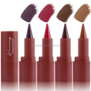 Maquillage des yeux Kirrming transfrontalier à haute teneur en pigment imperméable à l'eau velours mat 3 en <span class=keywords><strong>1</strong></span> Eyeliner Lipliner rouge à lèvres - Product Image 3