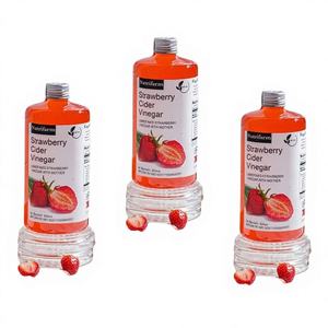 น้ำส้มสายชูผลไม้สตรอว์เบอร์รีพรีเมียมบริสุทธิ์ 500 มล. บรรจุขวด คุณภาพสูง ผลิตภัณฑ์เกษตรอินโดนีเซีย Nutrifarm OEM - Product Image 1