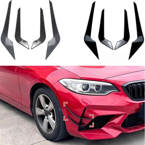 สำหรับ BMW ซีรีส์ 2 M2 F87 ปี 2016-2021 อุปกรณ์ตกแต่งภายนอก สปอยเลอร์กันชนหน้าแบบแยกส่วน  ใบมีดกันลม  ชุดแต่งแอร์เบลด  ชุดแต่งตัวถัง - Product Image 1